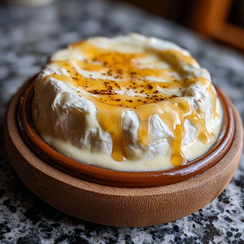 Fondue with Brie and Honey