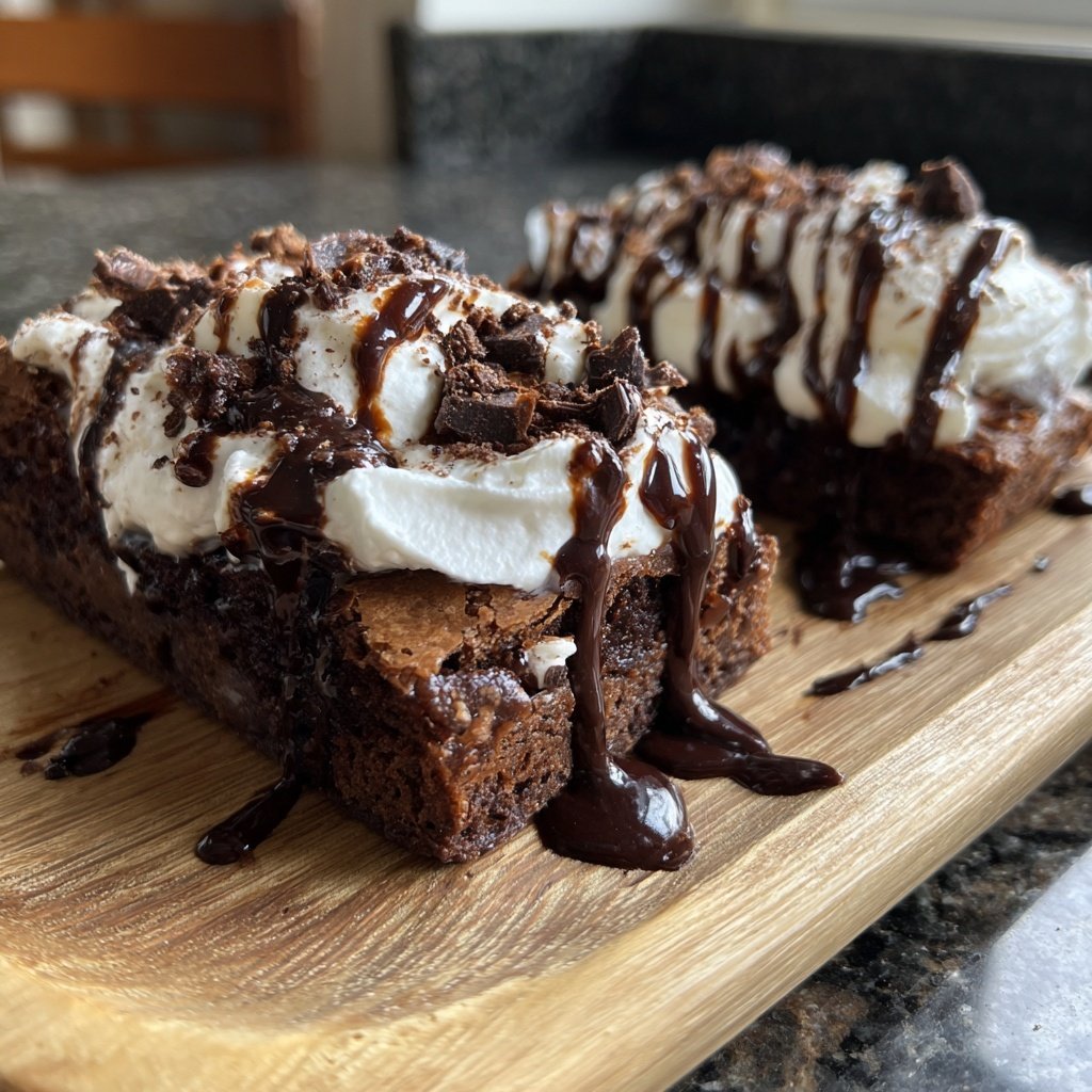 Super Bowl Brownie Skewers