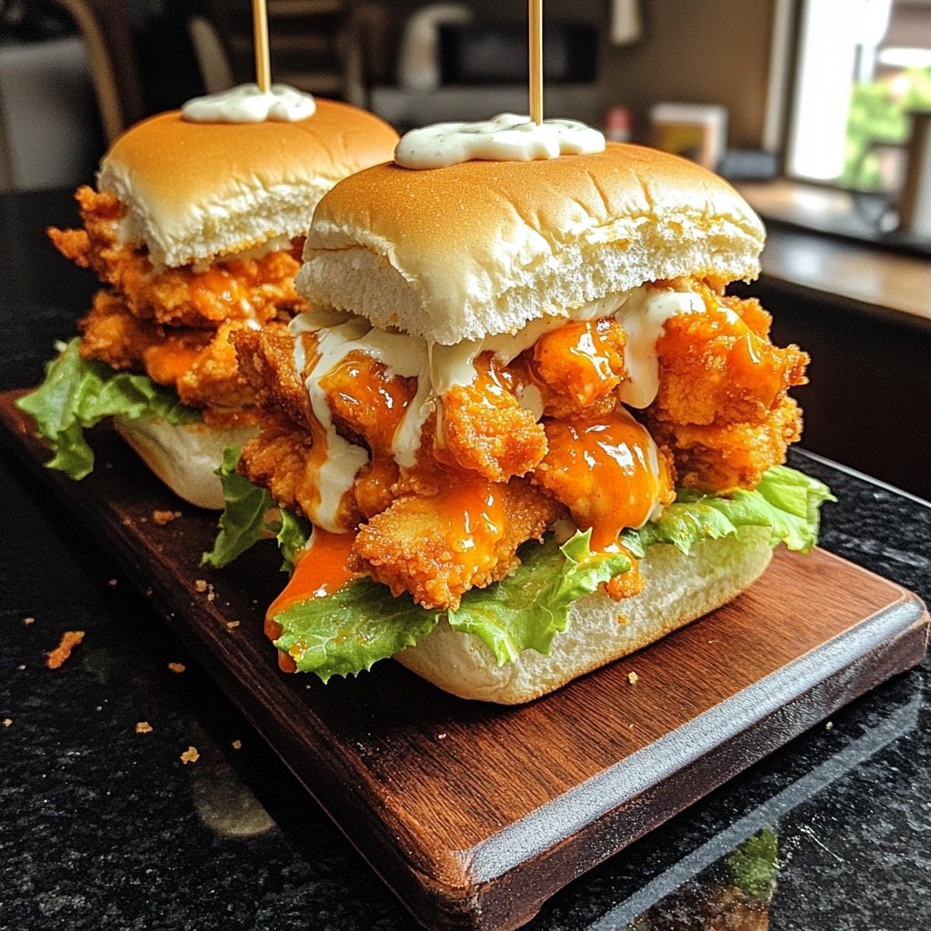 Buffalo Chicken Sliders