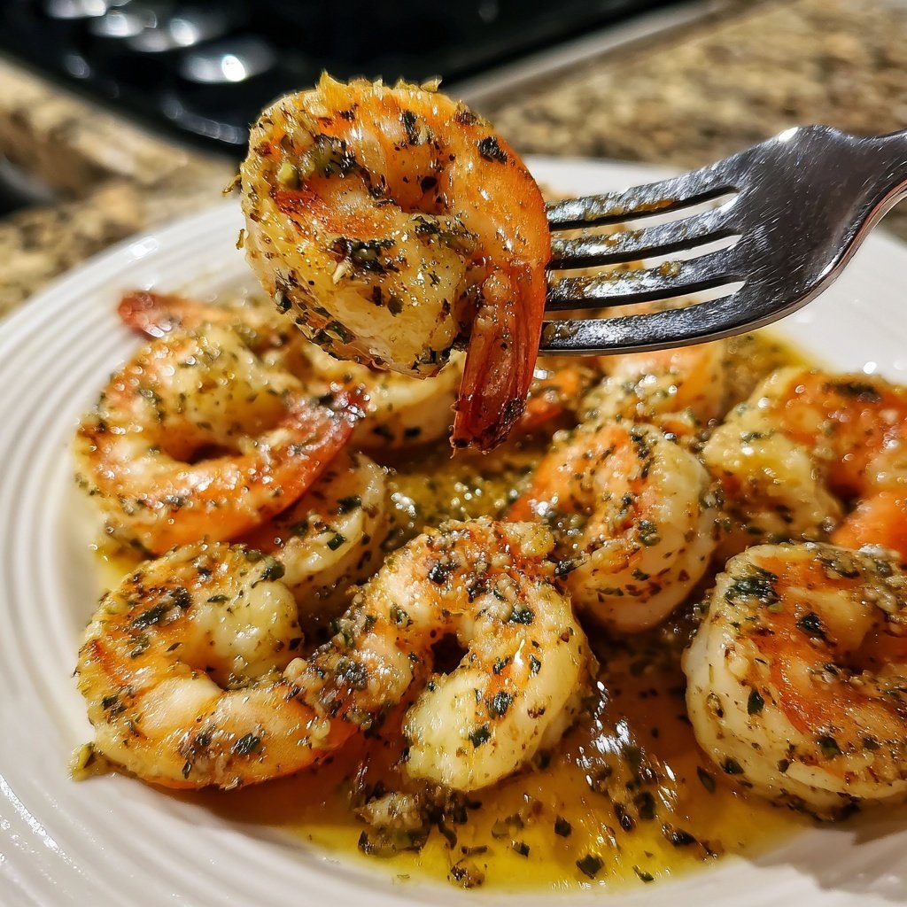 Garlic Butter Shrimp with White Wine