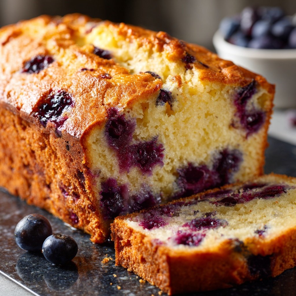 Blueberry Lemon Yogurt Bread