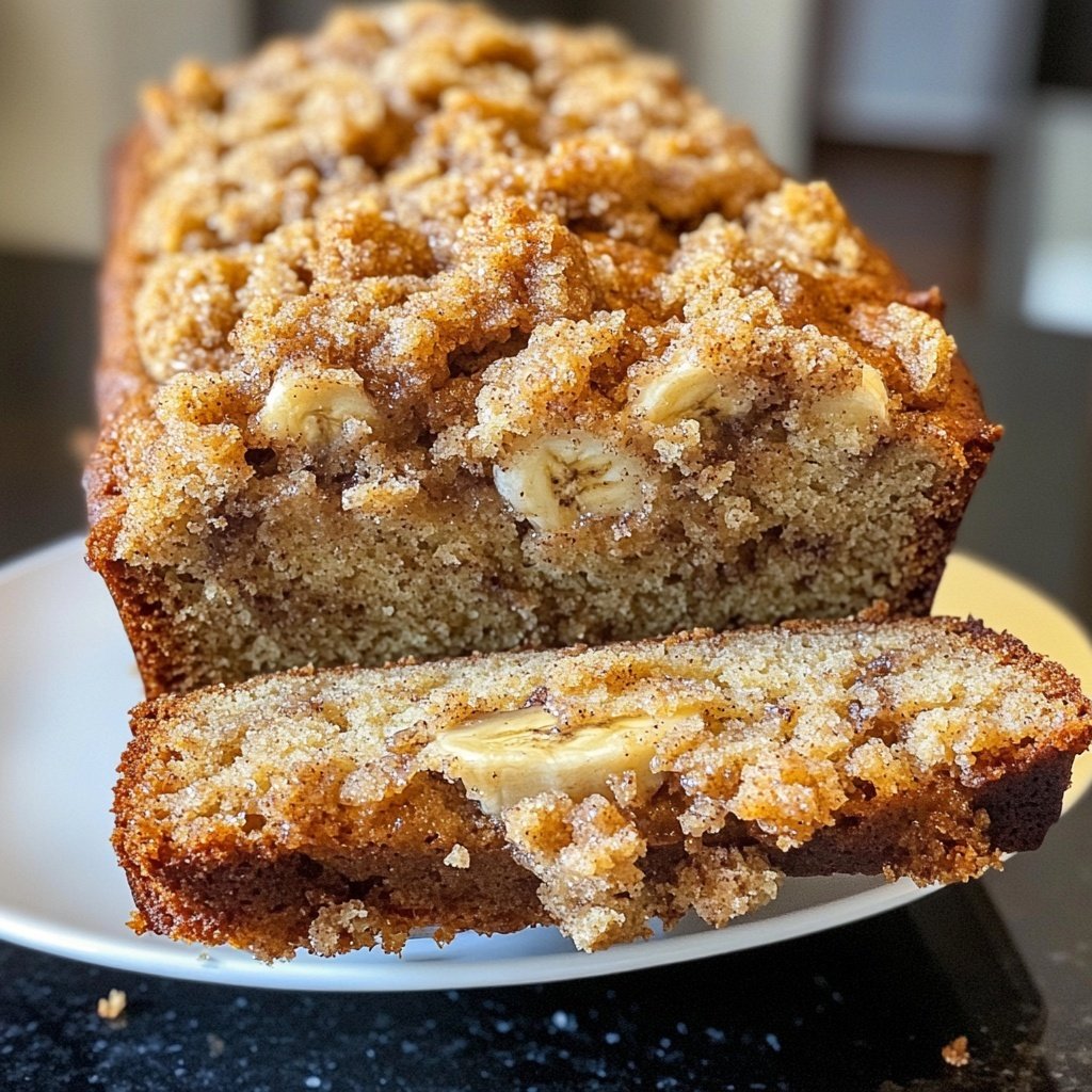 Banana Bread with Brown Sugar Streusel Recipe