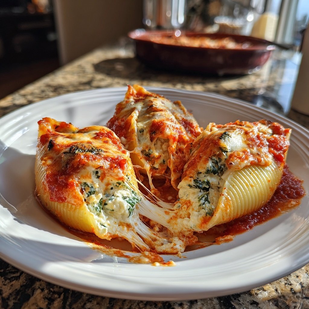 Sunday Vegetable Stuffed Shells