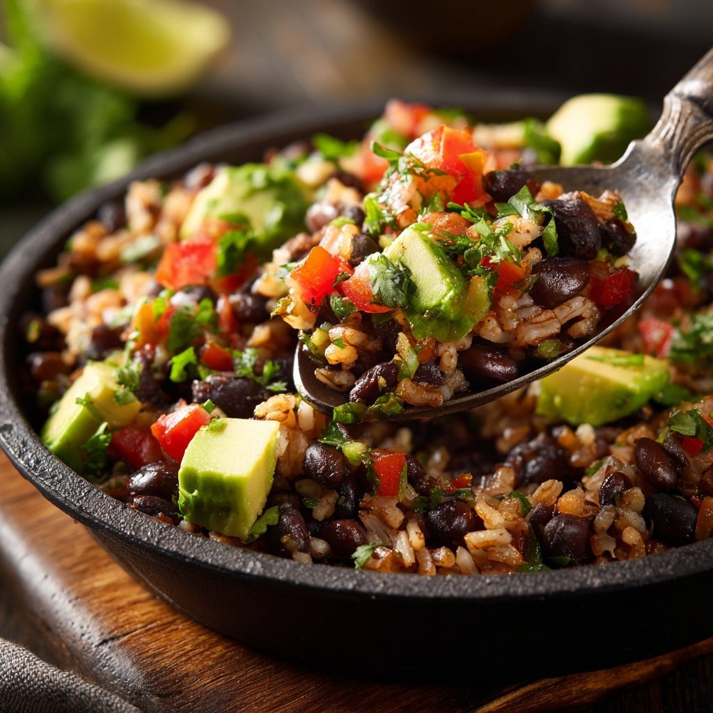 Jamaican Black Bean Rice Bowl