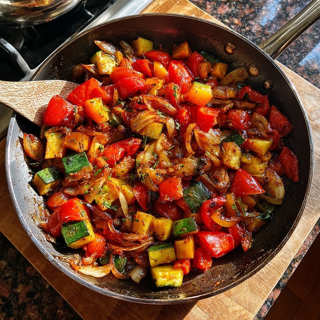 Smoky Paprika Veggie Skillet