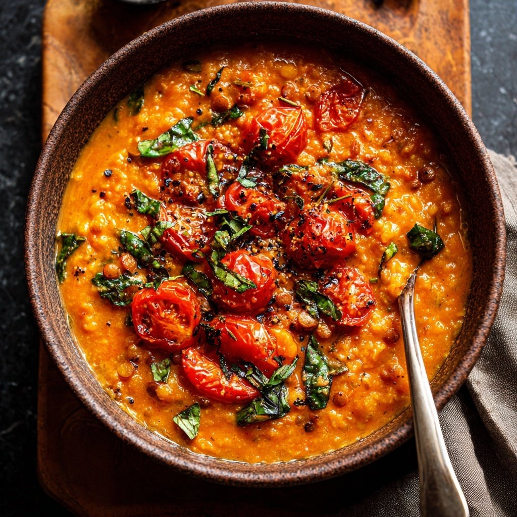 Creamy Tomato Lentil Stew